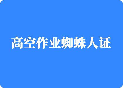 男人操女人骚逼网站高空作业蜘蛛人证